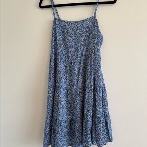 Floral Blue Dress
